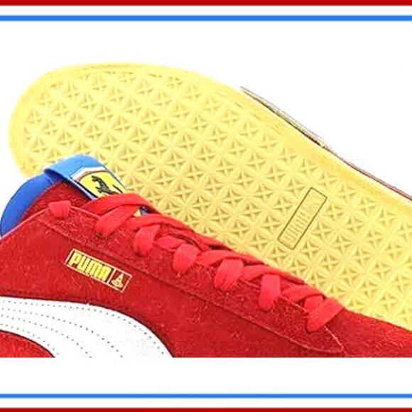 New Rare Men\'s Genuine Suede (Leather) Puma Ferrari Shoes With Special Features main image 9